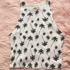 Printed crop top